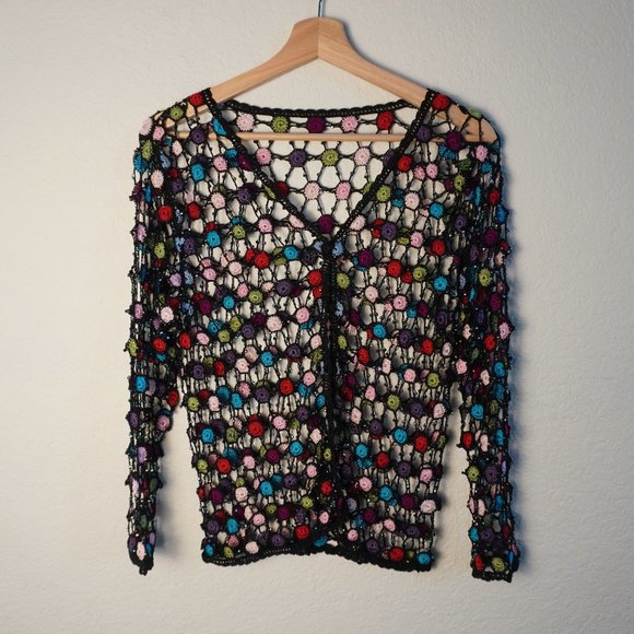 Crocheted cardigan - Picture 2 of 8